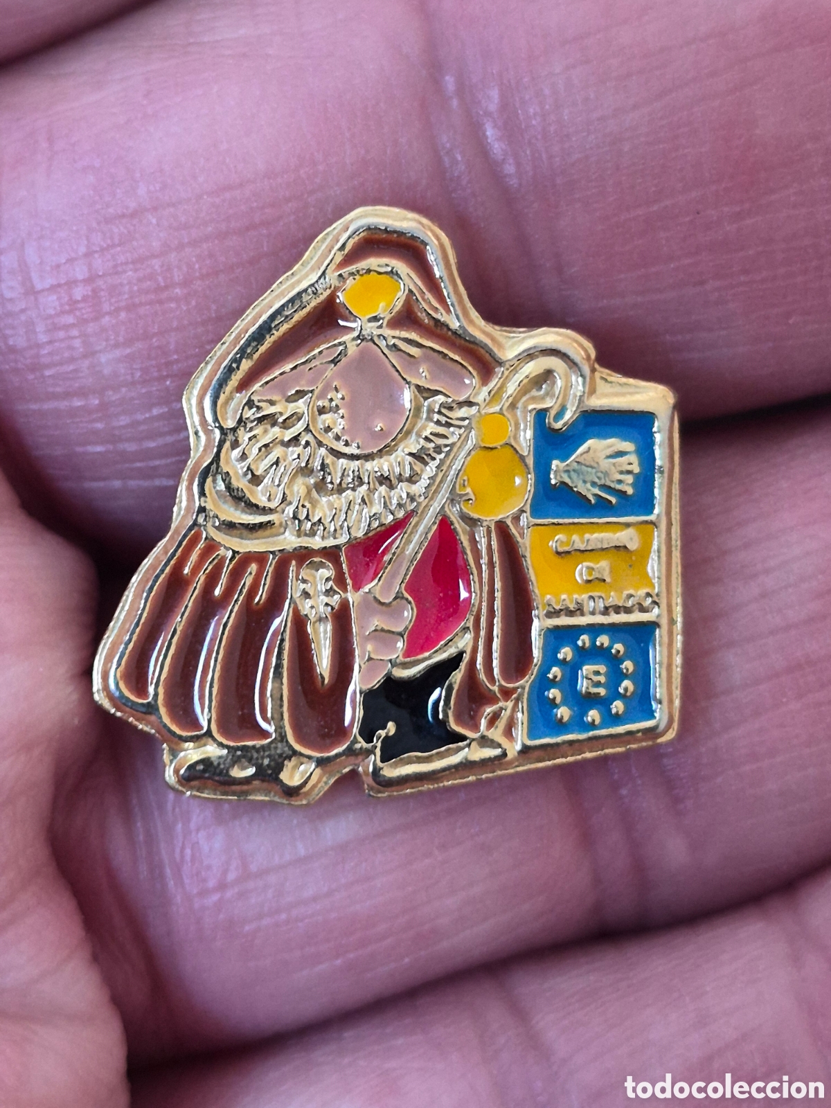 Pins de colecci&oacute;n: Pin Camino de Santiago pastora