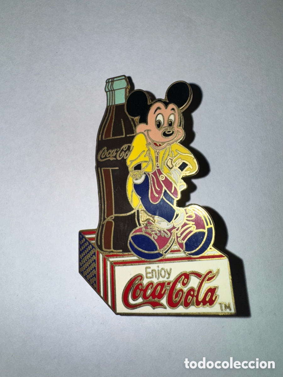 Pins de colecci&oacute;n: Pin Mickey Coca Cola solo 500 piezas
