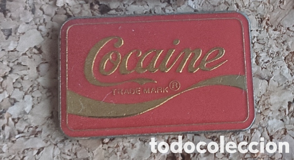 Pins de colecci&oacute;n: PIN COCAINE- LOGO COCACOLA