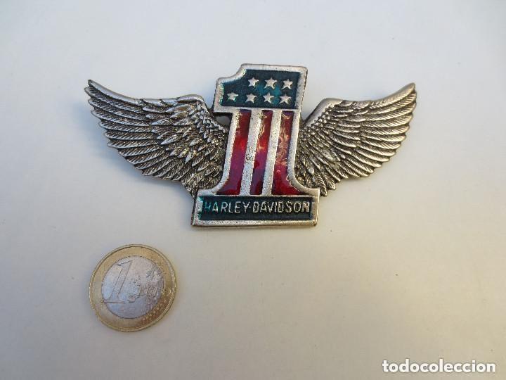 Pins de colecci&oacute;n: PINS-AGUJA - LOGO METALICO ALAS HARLEY - DAVIDSON