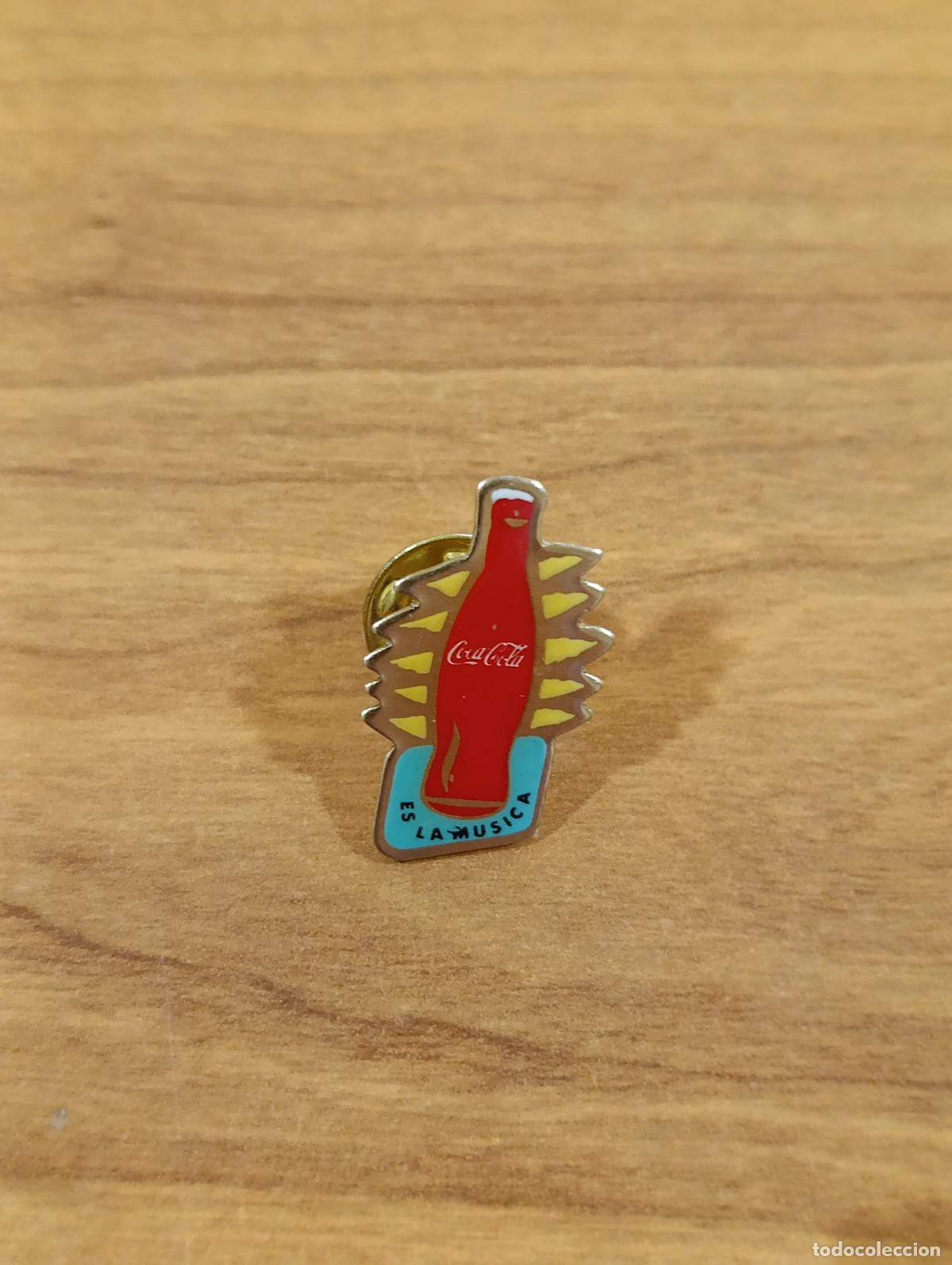 Pins de cole&ccedil;&atilde;o: PIN COCA COLA ES LA M&Uacute;SICA