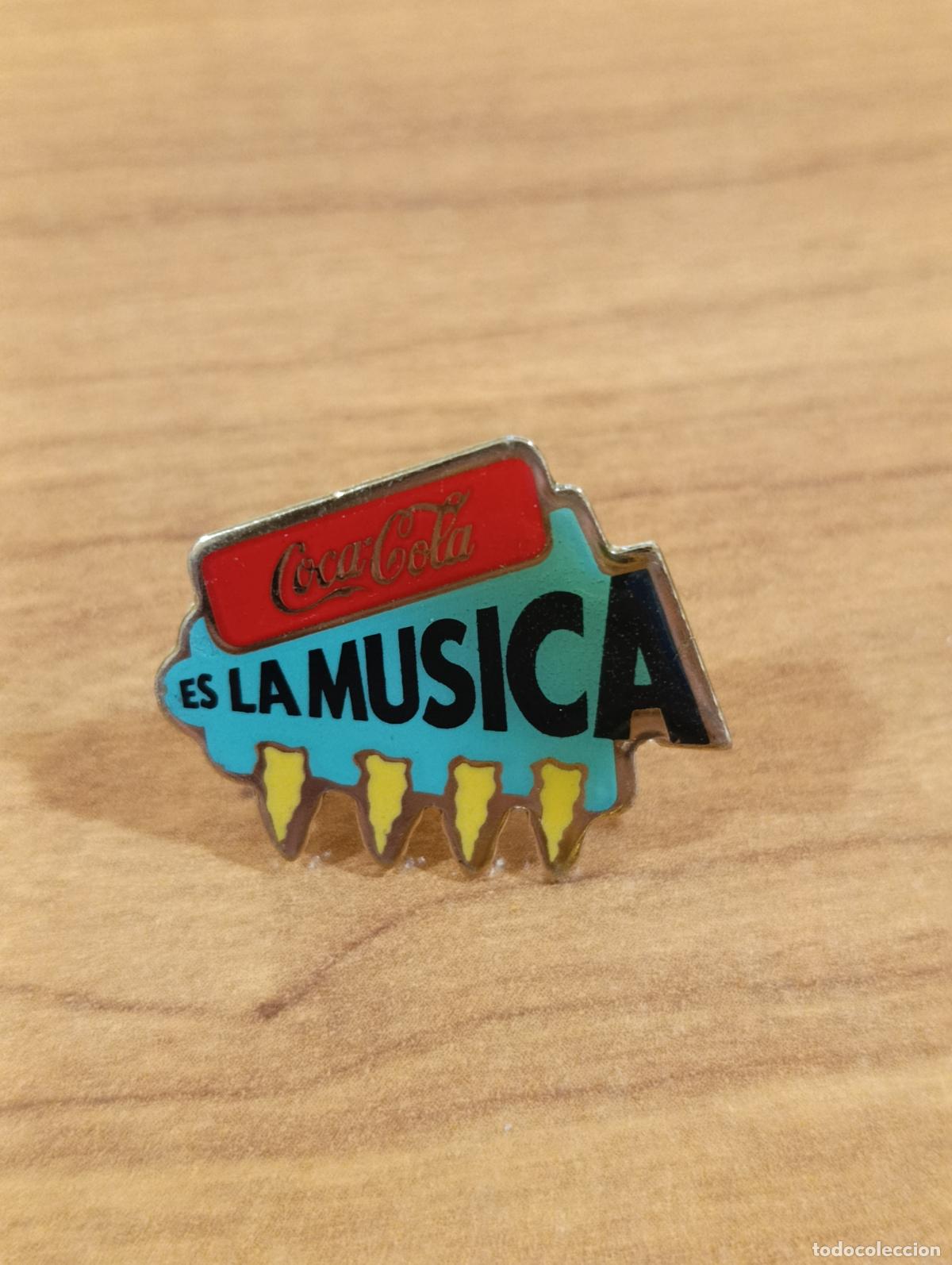 Pins de cole&ccedil;&atilde;o: PIN COCA COLA ES LA M&Uacute;SICA