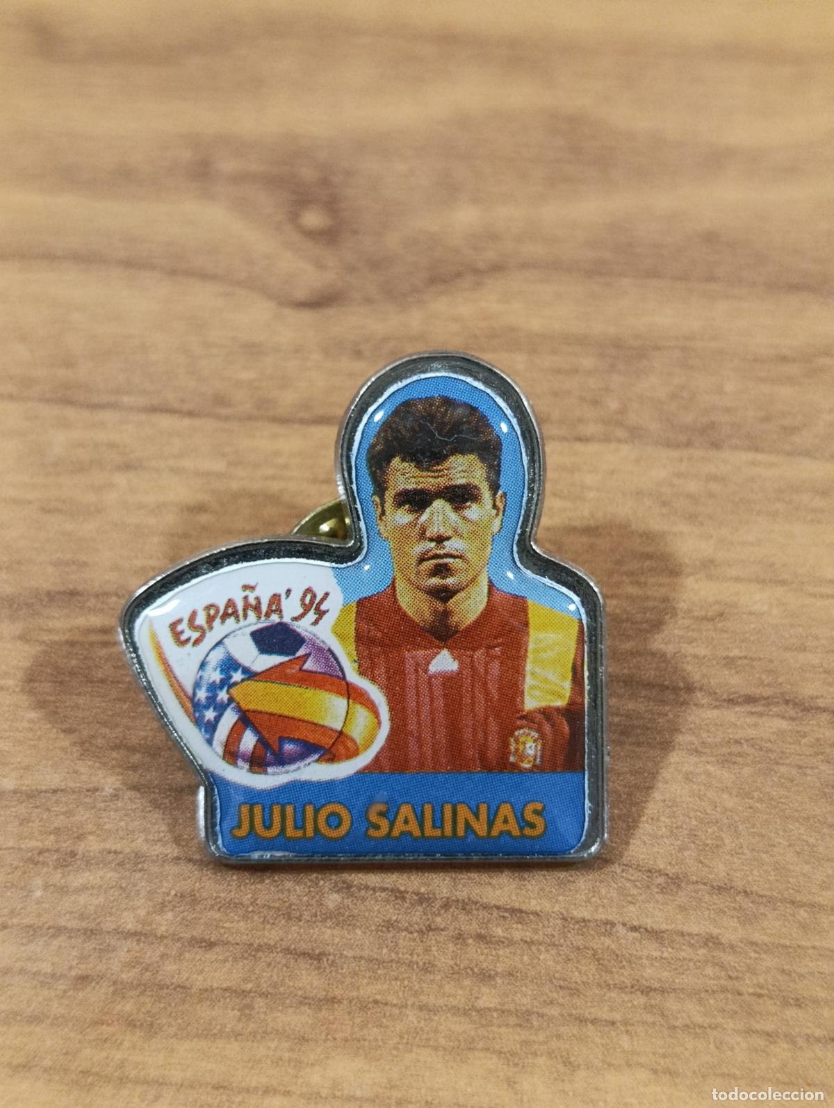 Pins de colecci&oacute;n: PIN DEPORTE. MUNDIAL ESPA&Ntilde;A 94. JULIO SALINAS