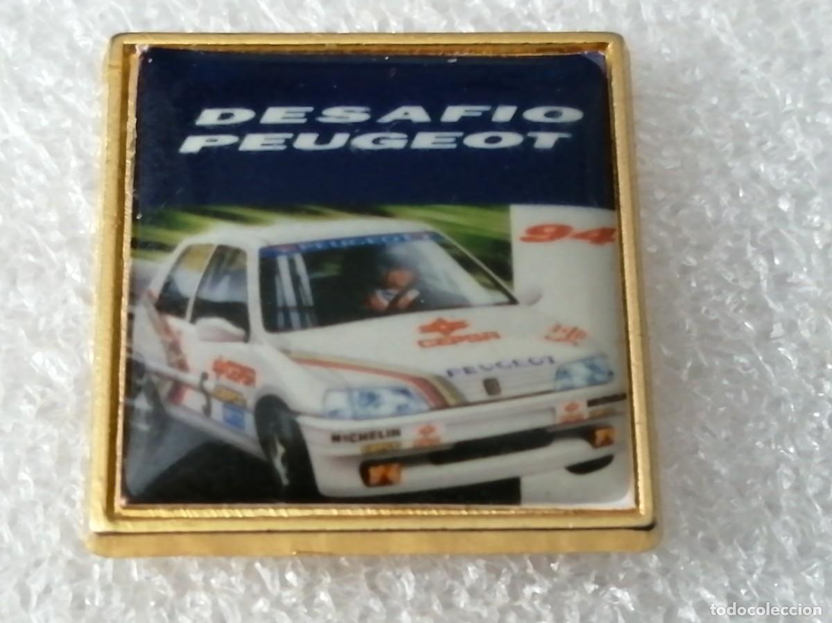 Pin's de collection: PIN 000 RALLY CIRCUITO DESAF&Iacute;O PEUGEOT CEPSA FORMULA UNO F1 COCHE MOTO MOTOR PINS PINES