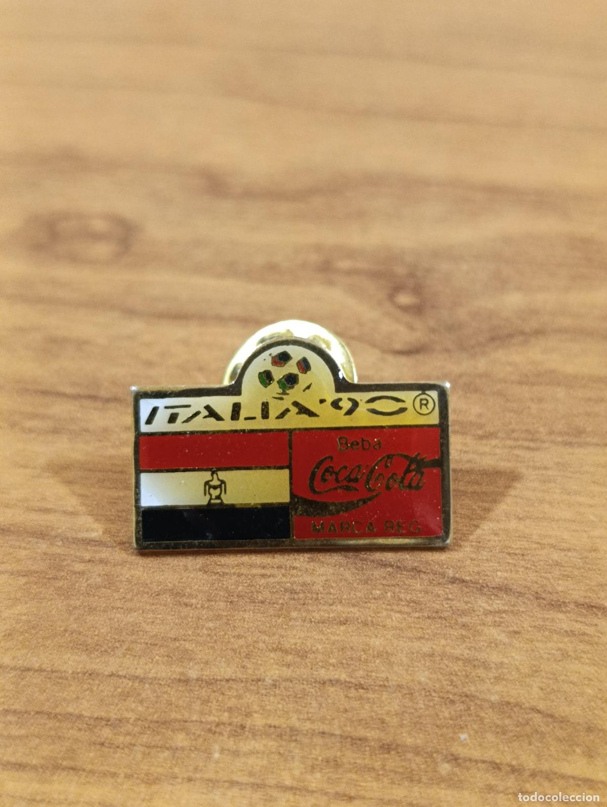 Collection pins: PIN COCA COLA DEPORTE MUNDIAL ITALIA 90 BANDERA EGIPTO