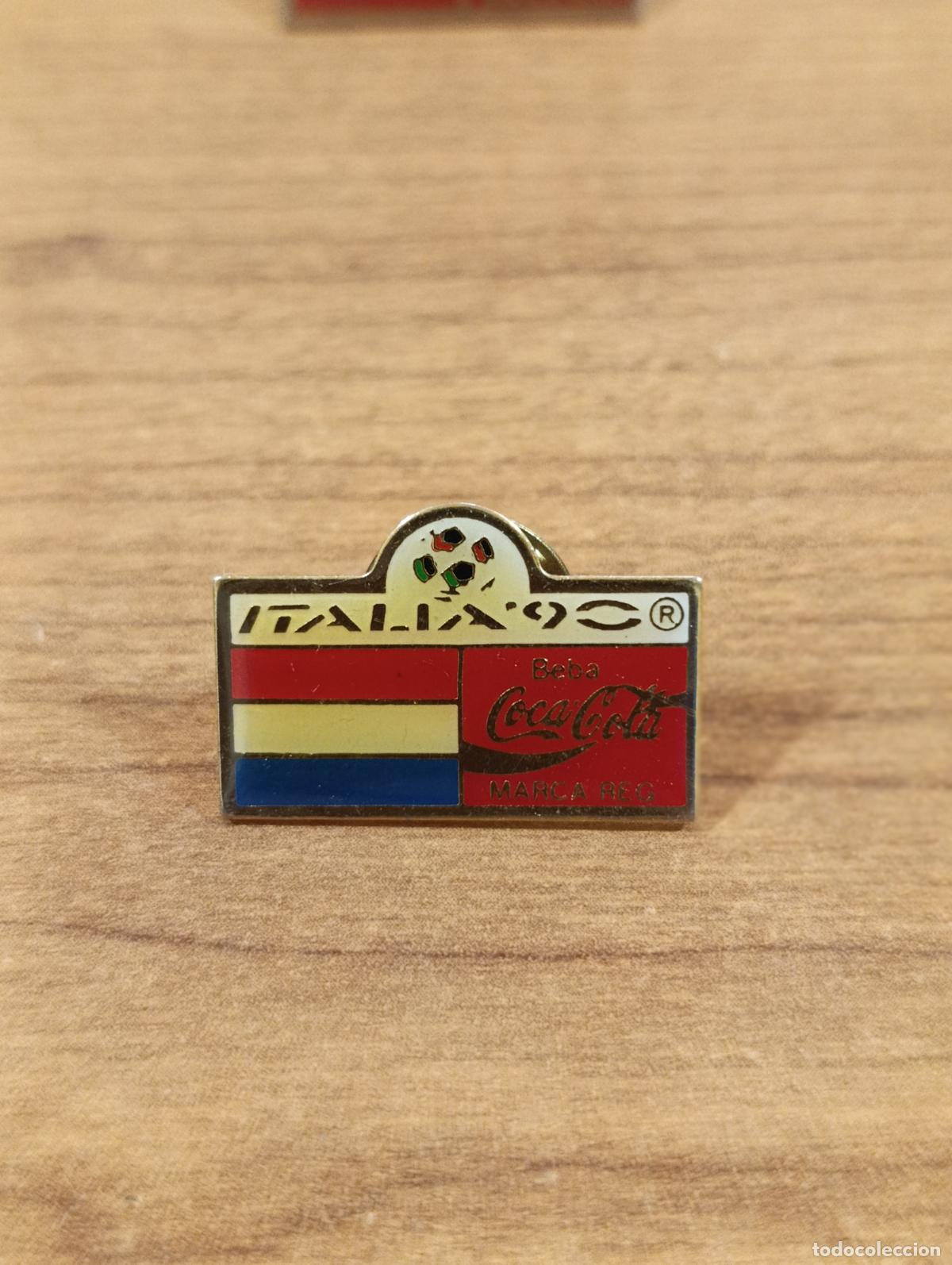 Collection pins: PIN COCA COLA DEPORTE MUNDIAL ITALIA 90 BANDERA FRANCIA