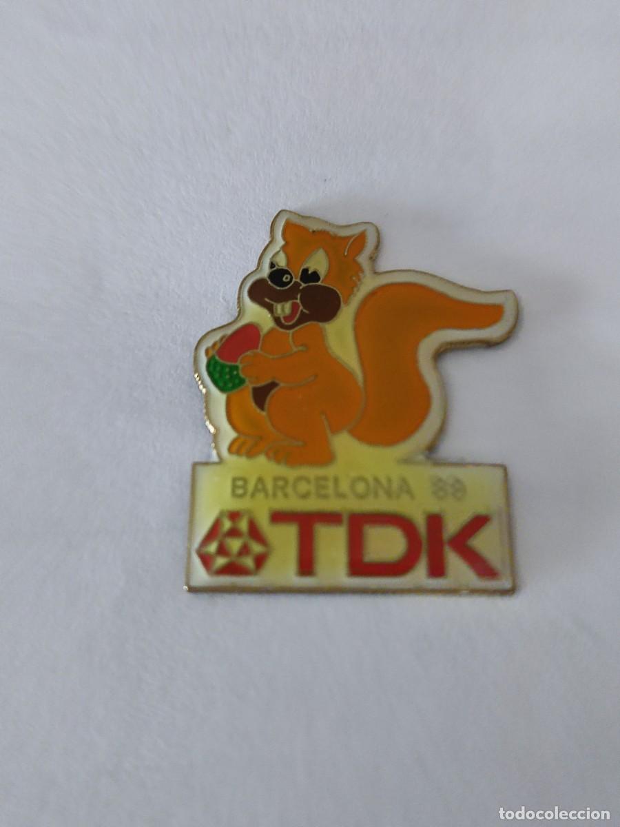 Pins de colecci&oacute;n: PIN TDK BARCELONA 89- ATLETISMO
