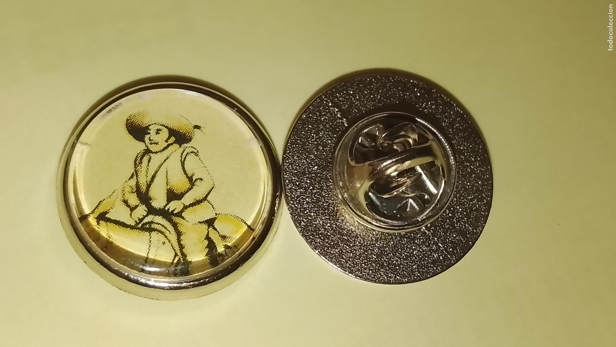 Pins de colecci&oacute;n: pin redondo metal - Don Quijote de la Mancha
