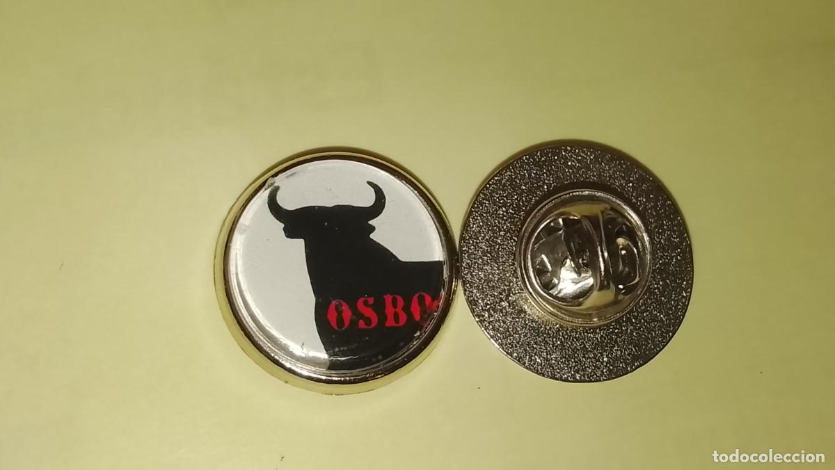 Pins de colecci&oacute;n: pin redondo metal - bodegas Osborne jerez C&aacute;diz vinos