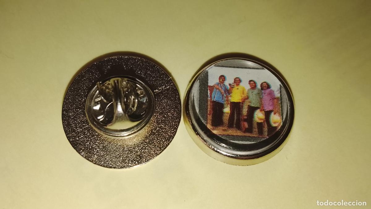 Pins de colecci&oacute;n: pin redondo metal - CANTANTE O GRUPO - Carlos mej&iacute;a Godoy y los de palacag&uuml;ina