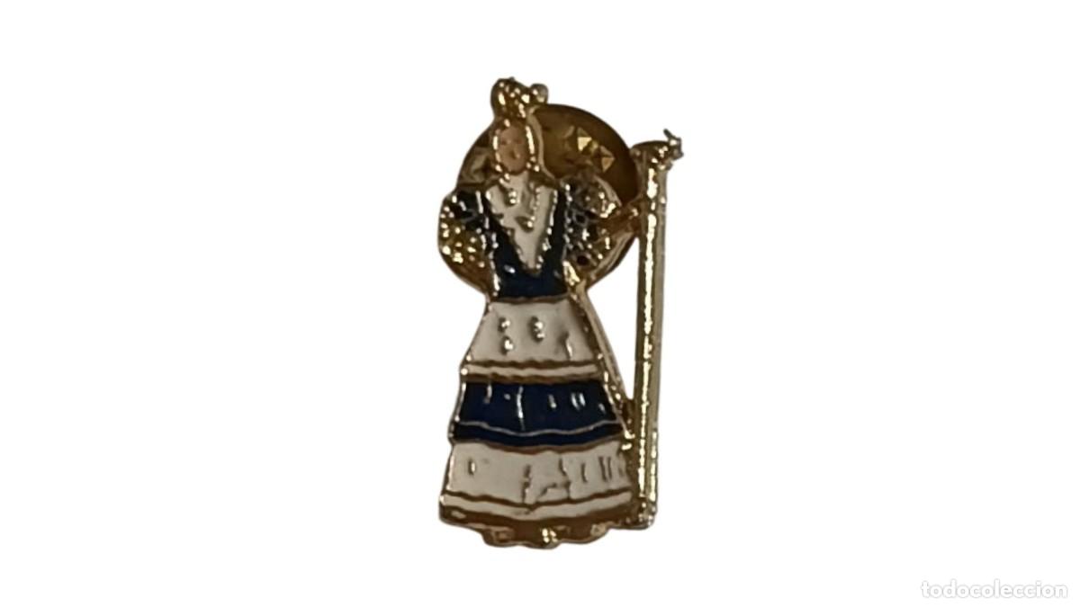 Pins de colecci&oacute;n: PIN VINTAGE - TRAJE REGIONAL ESPA&Ntilde;OL - FIGURA FOLCL&Oacute;RICA ESMALTADA - A&Ntilde;OS 80/90 - RETRO