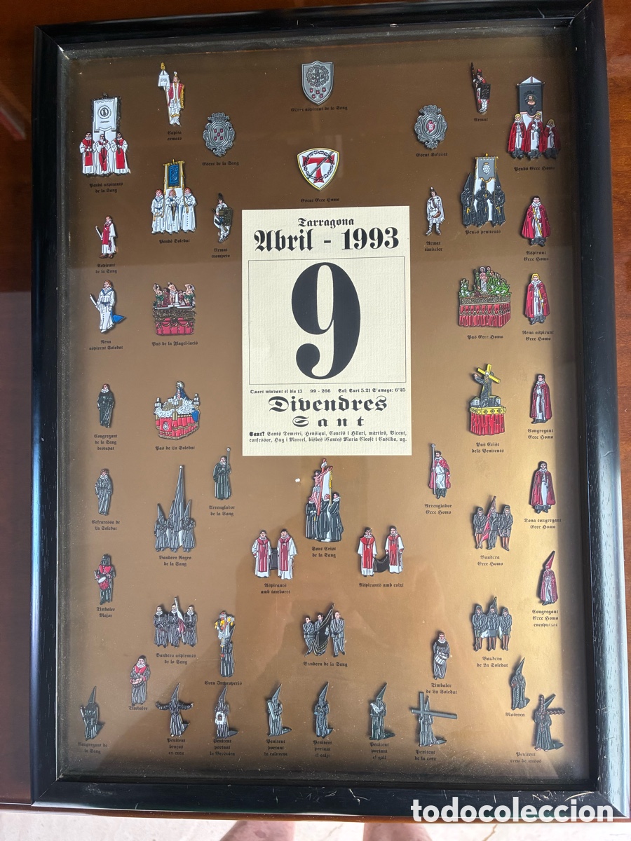 Pins de colecci&oacute;n: Colecci&oacute;n completa de pins Semana Santa Tarragona 1993