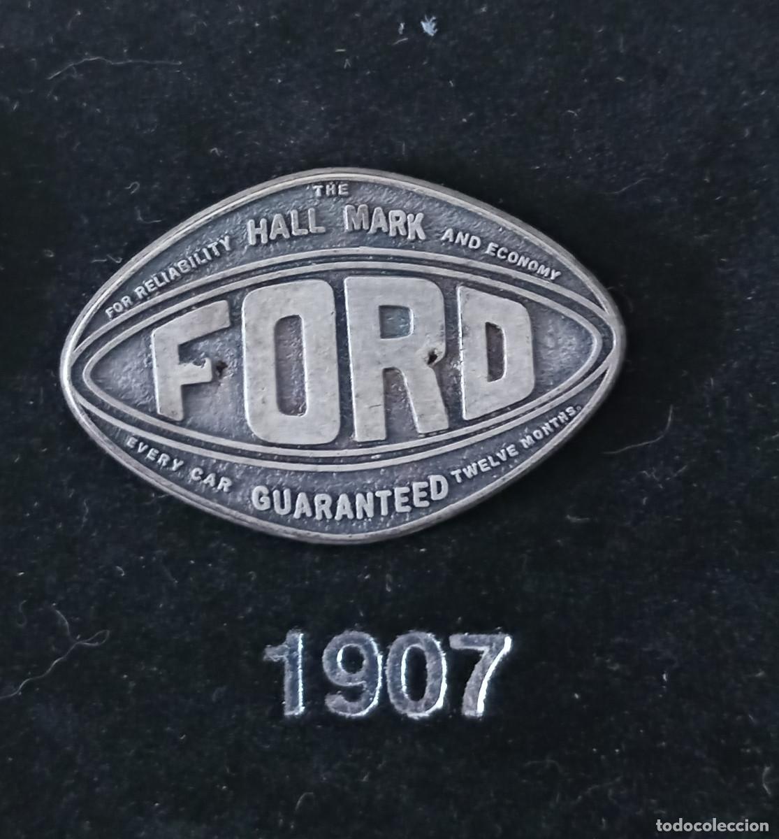Pins de colecci&oacute;n: Pin r&eacute;plica hist&oacute;rico del &oacute;valo de la marca Ford del a&ntilde;o 1907