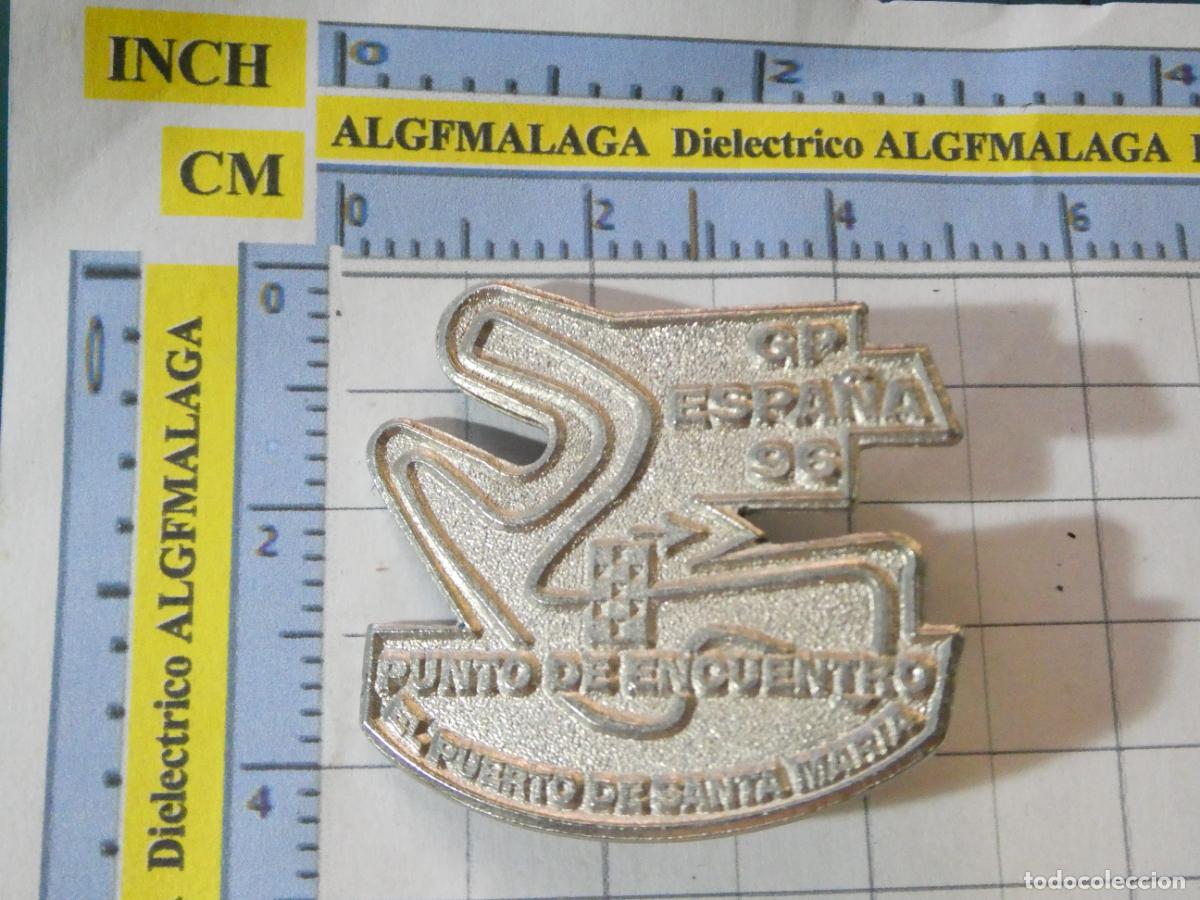 Pins de colecci&oacute;n: PIN DE MOTOCICLISMO MOTEROS. GRAN PREMIO GP ESPA&Ntilde;A 96 1996 JEREZ PUNTO ENCUENTRO PUERTO SANTA MARIA