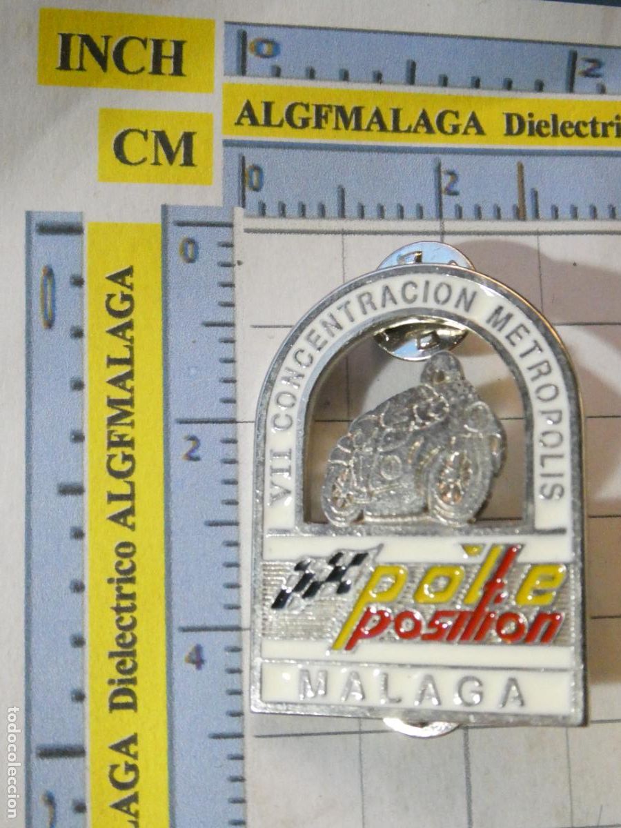 Pins de colecci&oacute;n: PIN DE MOTOCICLISMO MOTEROS. CONCENTRACI&Oacute;N MOTERA METROPOLIS POLE POSITION M&Aacute;LAGA