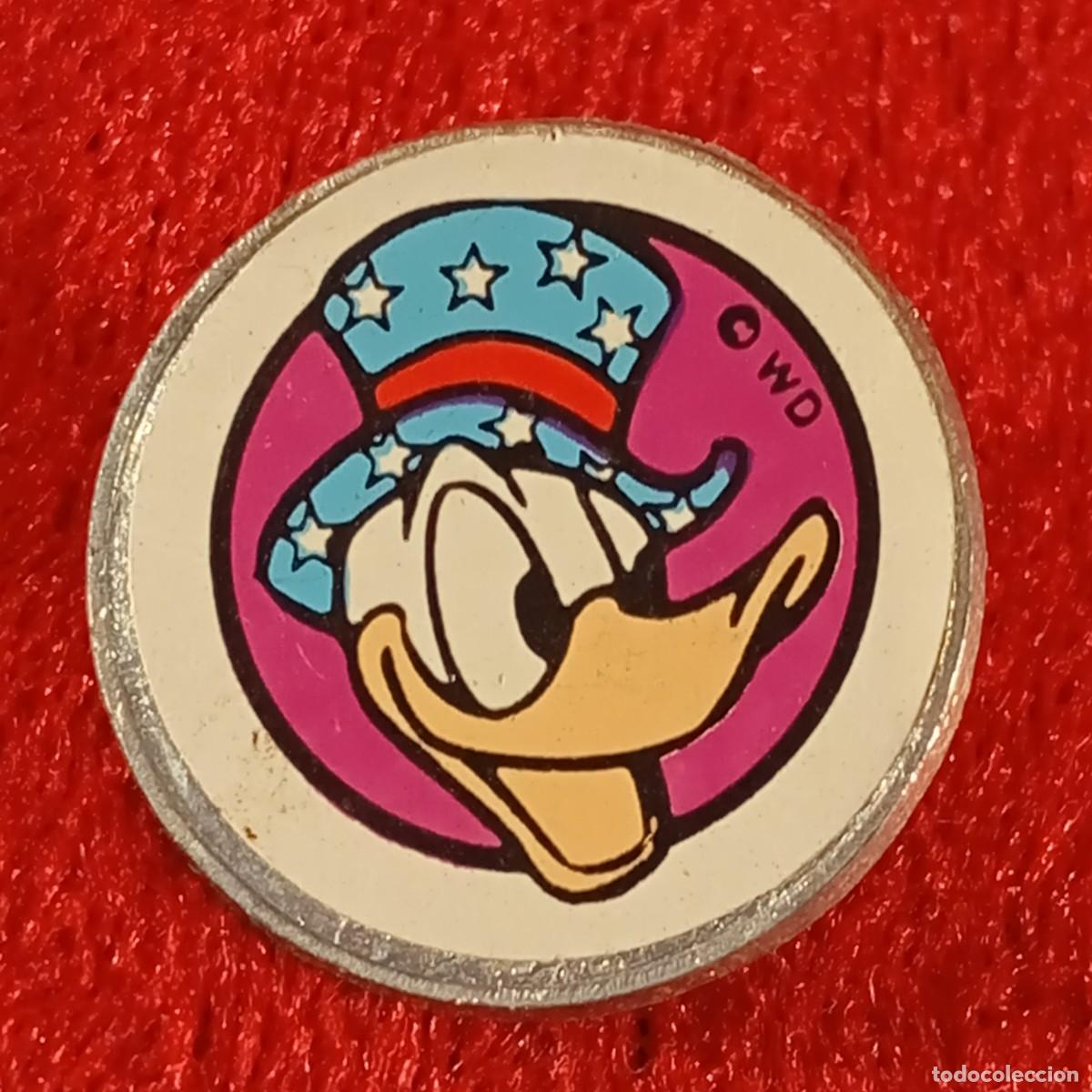Pins de colecci&oacute;n: ANTIGUO PIN - PATO DONALD - DONALD DUCK - TIO SAM -MICKEY MOUSE - VINTAGE - WALT DISNEY - RARO / 512
