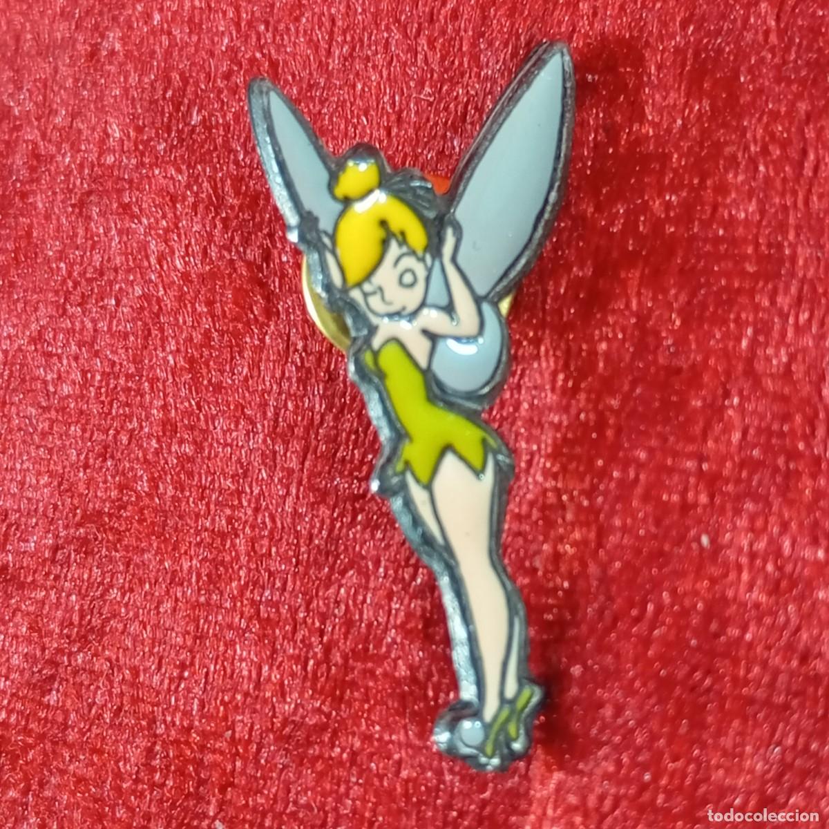 Pins de colecci&oacute;n: ANTIGUO PIN - CAMPANILLA - PETER PAN - WALT DISNEY - BERTONI MILANO - DISE&Ntilde;O VINTAGE - RARO / 528
