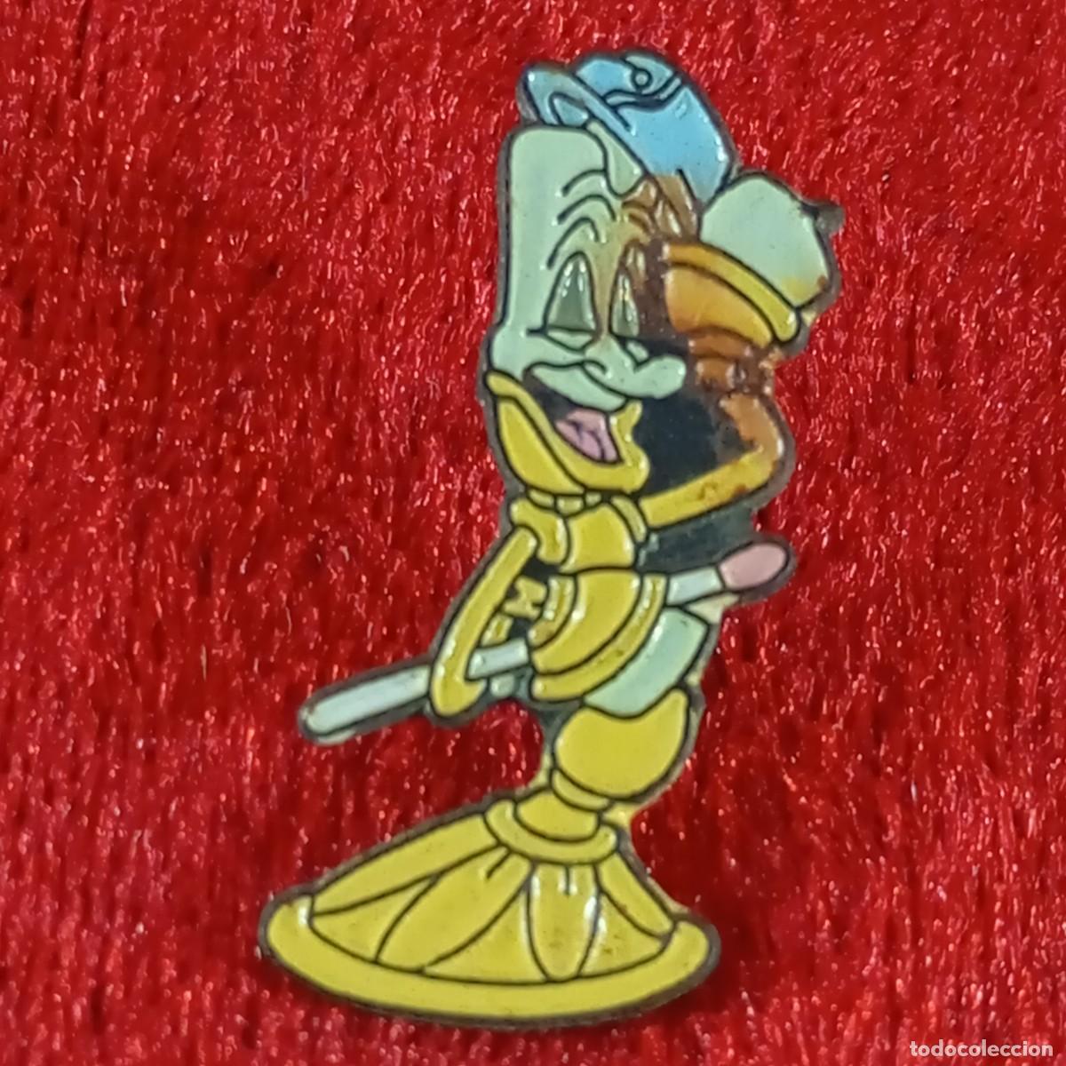 Pins de colecci&oacute;n: ANTIGUO PIN - LUMI&Egrave;RE - CANDELABRO - LA BELLA Y LA BESTIA - WALT DISNEY - VINTAGE - RARO / 538