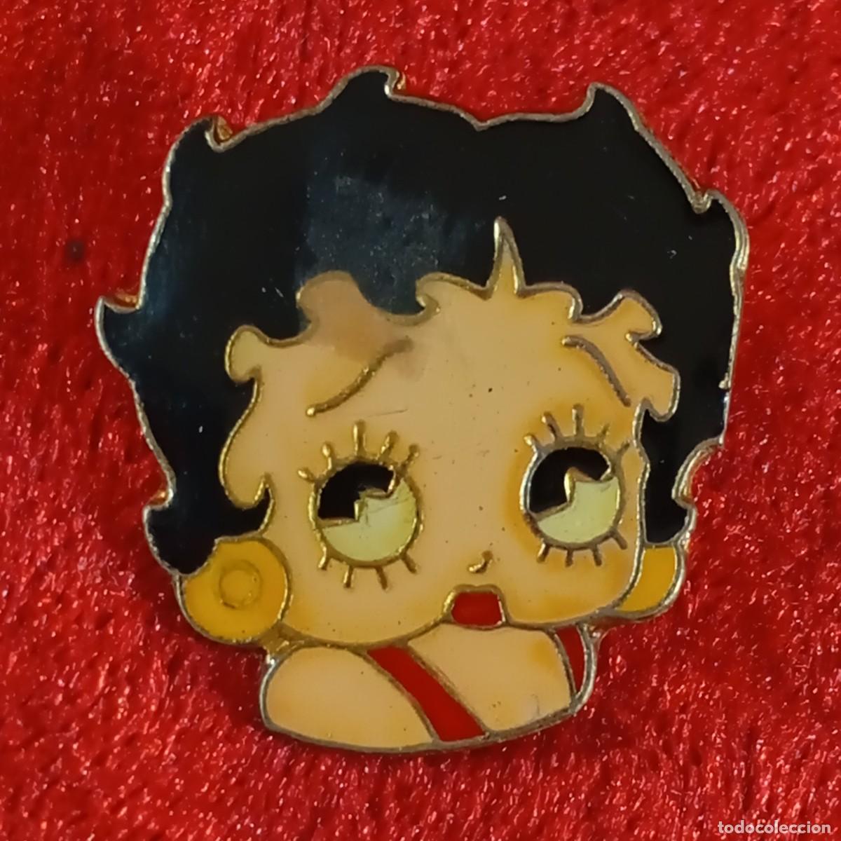 Pins de colecci&oacute;n: ANTIGUO PIN - BETTY BOOP - ROSTRO - UNIVERSAL - VINTAGE - METAL ESMALTADO - RARO / 545