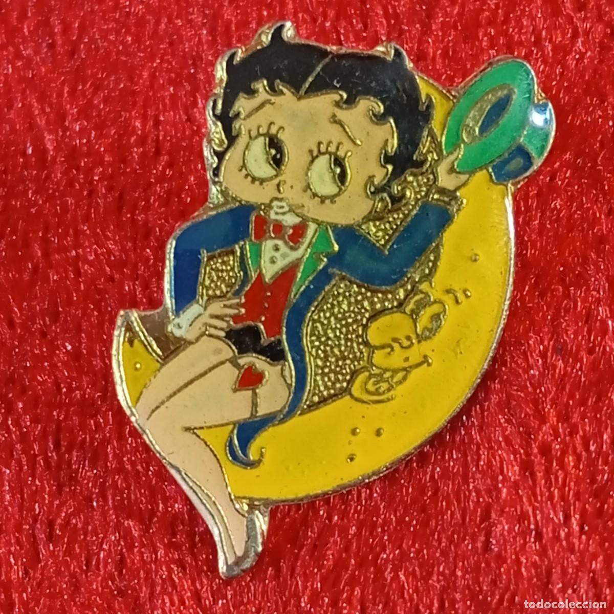 Pins de colecci&oacute;n: ANTIGUO PIN - BETTY BOOP - FRAC - MEDIA LUNA - UNIVERSAL - VINTAGE - METAL ESMALTADO - RARO / 546