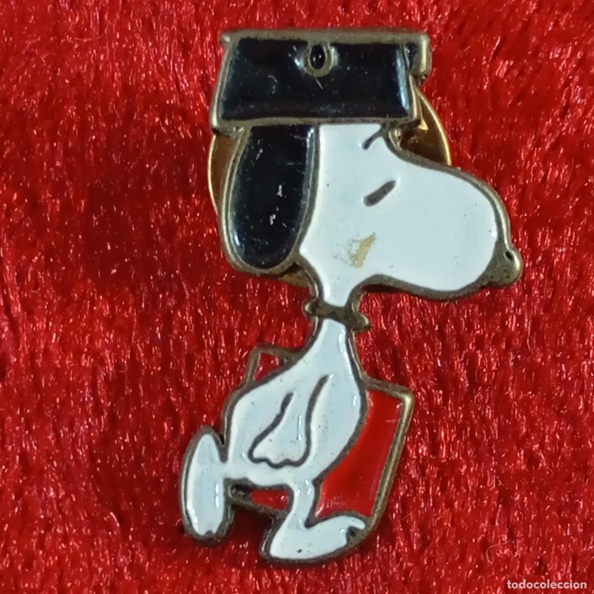 Sammlung von Pins: ANTIGUO PIN - SNOOPY - PEANUTS - GRADUACI&Oacute;N - BIRRETE - VINTAGE - METAL ESMALTADO - RARO / 553