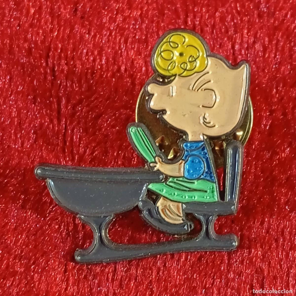 Sammlung von Pins: ANTIGUO PIN - SALLIE BROWN - PUPITRE - SNOOPY - PEANUTS - VINTAGE - METAL ESMALTADO - RARO / 555