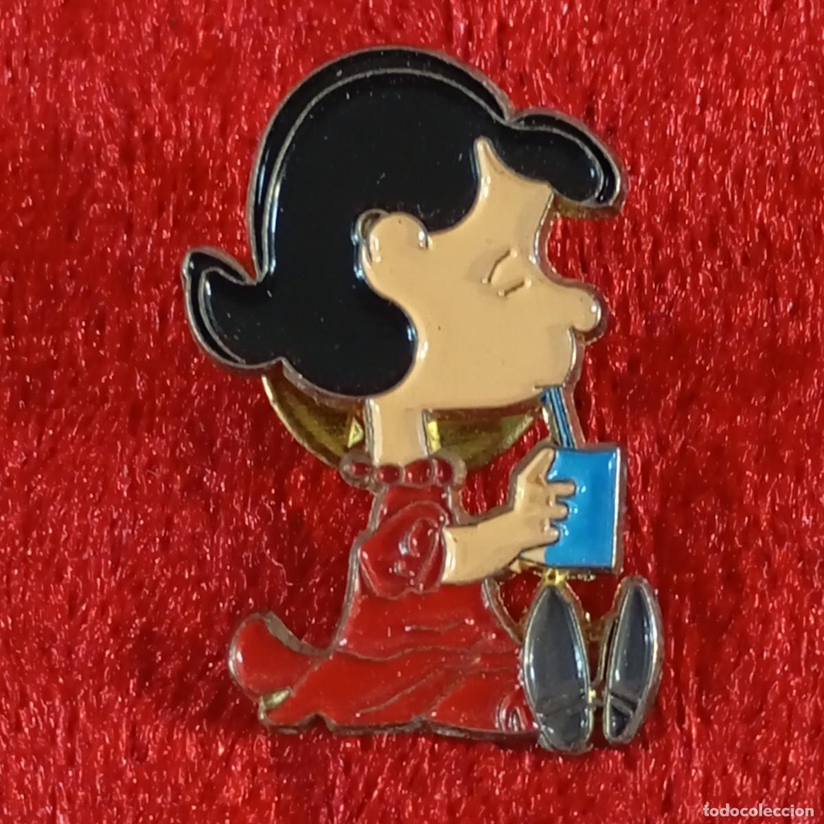 Pins de cole&ccedil;&atilde;o: ANTIGUO PIN - LUCY VAN PELT - SNOOPY - PEANUTS - VINTAGE - METAL ESMALTADO - RARO / 556