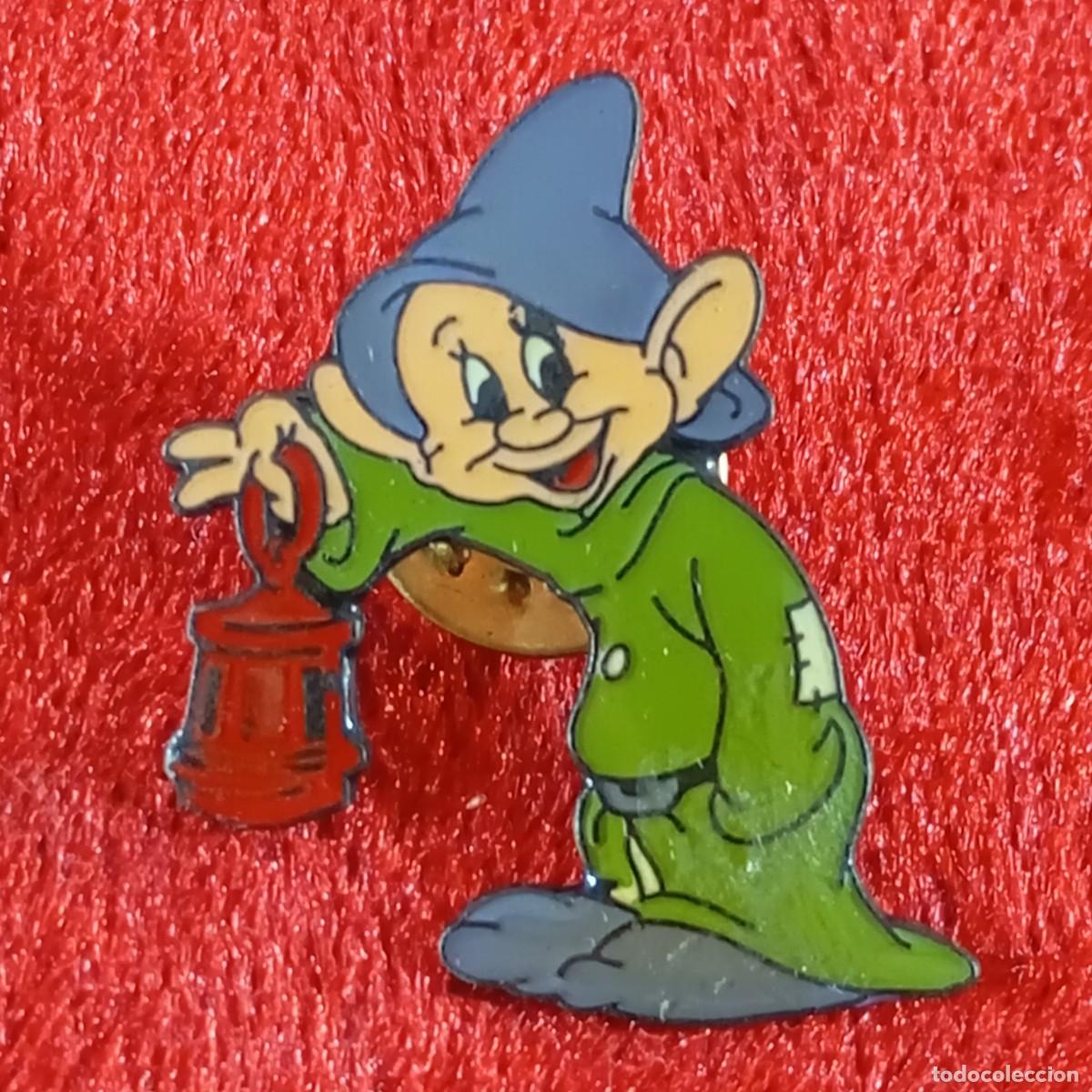 Pins de colecci&oacute;n: ANTIGUO PIN - MUDITO - DOPEY - BLANCANIEVES Y LOS SIETE ENANITOS - WALT DISNEY - RARO / 562