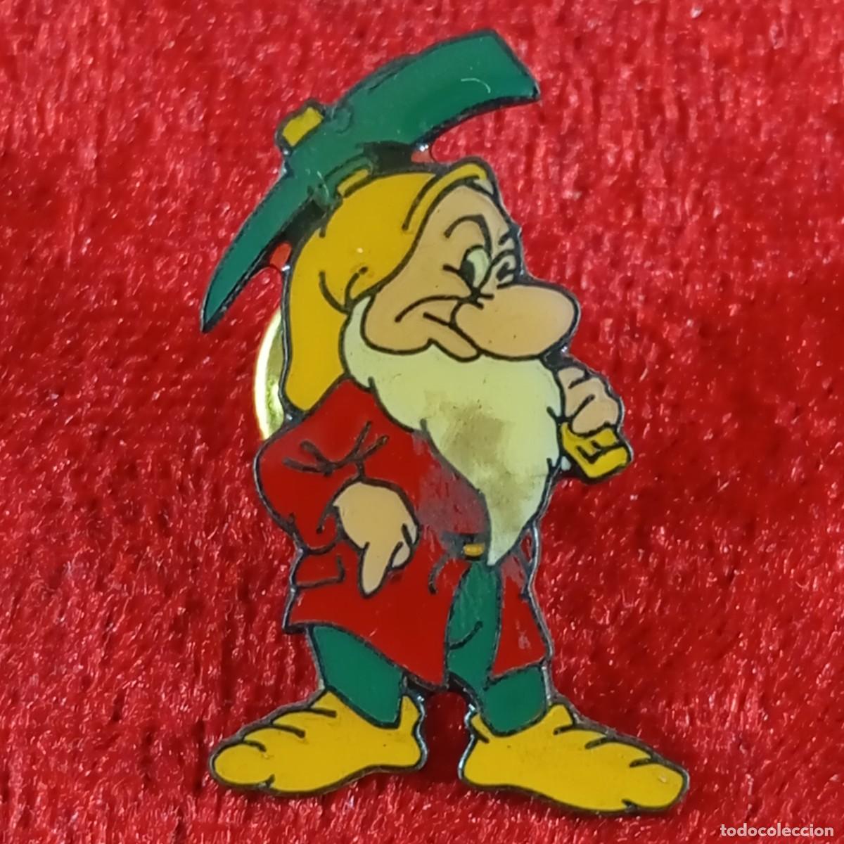 Pins de colecci&oacute;n: ANTIGUO PIN - GRU&Ntilde;&Oacute;N - GRUMPY - BLANCANIEVES Y LOS SIETE ENANITOS - WALT DISNEY - RARO / 565