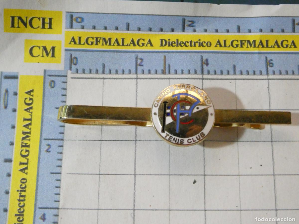 Pin's de collection: INSIGNIA ALFILER DE CORBATA PISACORBATAS. CASINO FERROLANO TENIS CLUB FERROL LA CORU&Ntilde;A