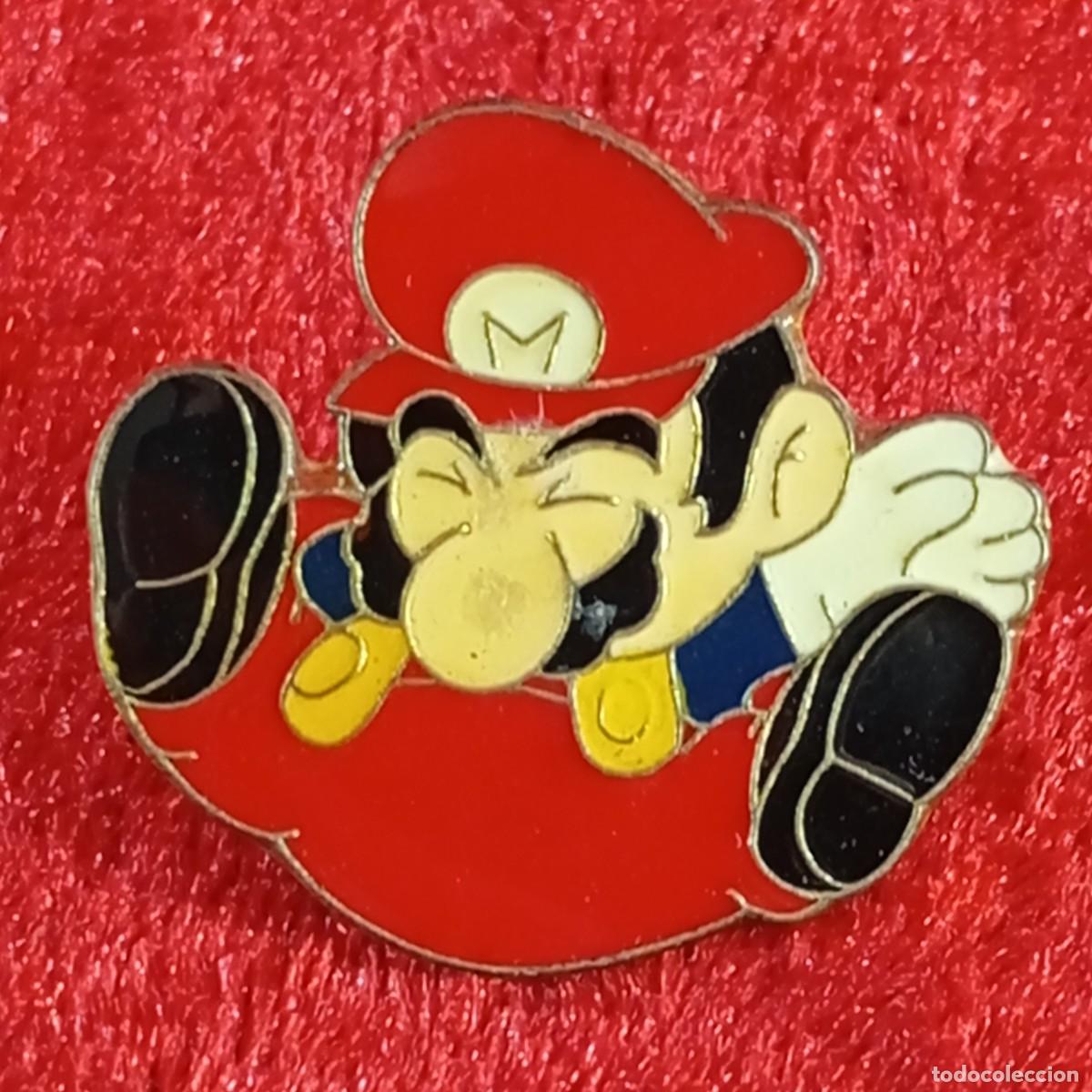 Collection pins: ANTIGUO PIN - SUPER MARIO BROS - NINTENDO - CAIDA - VINTAGE - METAL ESMALTADO - RARO / 570