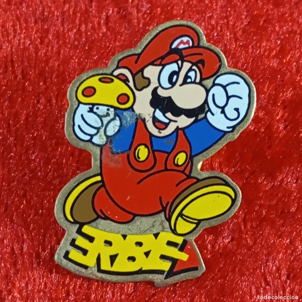 Pin's de collection: ANTIGUO PIN - SUPER MARIO BROS - NINTENDO - ERBE - VINTAGE - METAL ESMALTADO - RARO / 572
