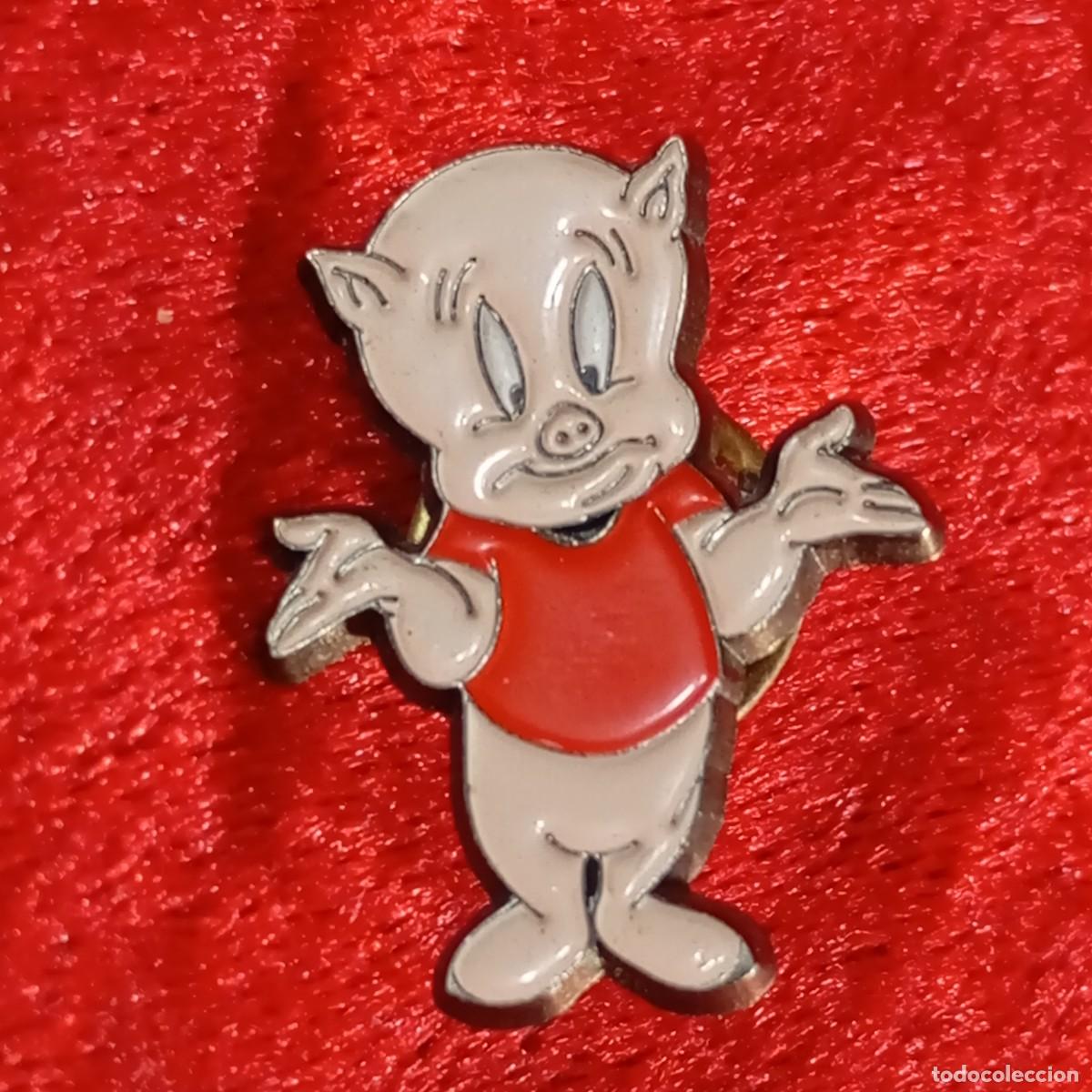 Pins de colecci&oacute;n: ANTIGUO PIN - HAMTON J. PIG - PLUCKY - TINY TOONS - WARNER BROS - ESMALTADO - RARO / 597