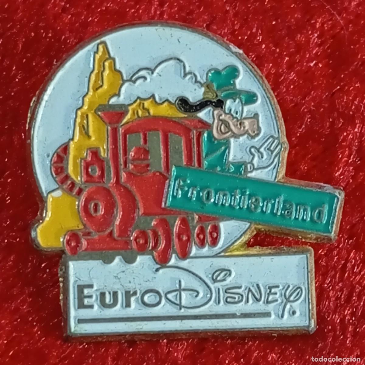 Pins de colecci&oacute;n: ANTIGUO PIN - GOOFEY - FRONTIERLAND - EURO DISNEY - WALT DISNEY - ESMALTADO - RARO / 600