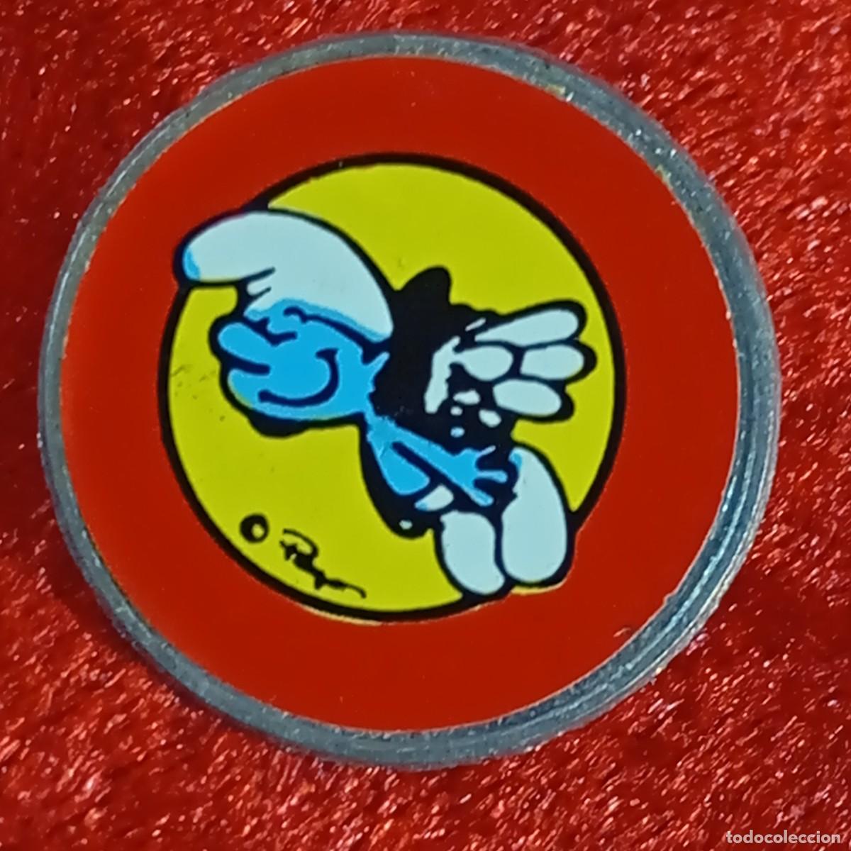 Pins de colecci&oacute;n: ANTIGUO PIN - PITUFO VOLADOR - LOS PITUFOS - THE SMURFS - PEYO - ESMALTADO - RARO / 606