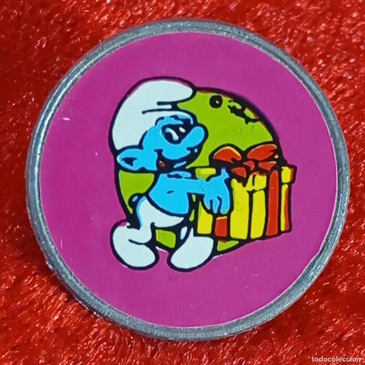 Pins de colecci&oacute;n: ANTIGUO PIN - PITUFO BROMISTA - LOS PITUFOS - THE SMURFS - PEYO - ESMALTADO - RARO / 607