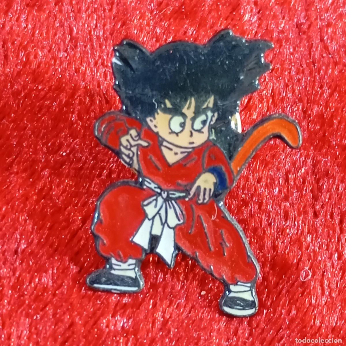Pins de colecci&oacute;n: ANTIGUO PIN - YAMCHA DE NI&Ntilde;O - DRAGON BALL - BOLA DE DRAG&Oacute;N - 1989 - ESMALTADO - RARO / 611
