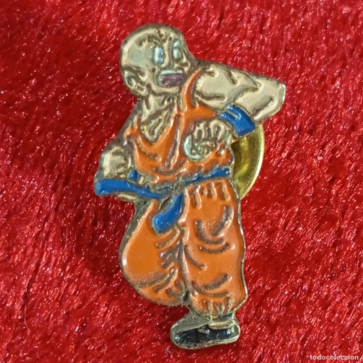 Pins de colecci&oacute;n: ANTIGUO PIN - KRILIN - DRAGON BALL Z - BOLA DE DRAG&Oacute;N - ESMALTADO - RARO / 619