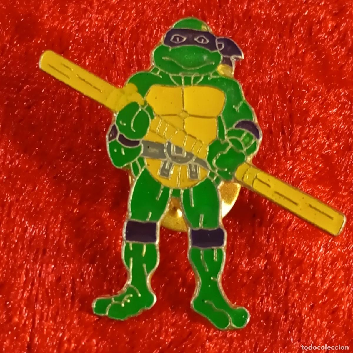 Pins de colecci&oacute;n: ANTIGUO PIN - DONATELLO - LAS TORTUGAS NINJA - VINTAGE - ESMALTADO - RARO / 621