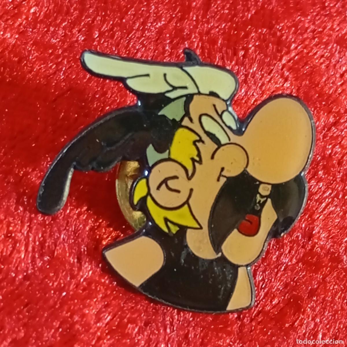 Pins de colecci&oacute;n: ANTIGUO PIN - AST&Eacute;RIX EL GALO - AST&Eacute;RIX Y OB&Eacute;LIX - GOSCINNY, UDERZO - ESMALTADO - RARO / 627