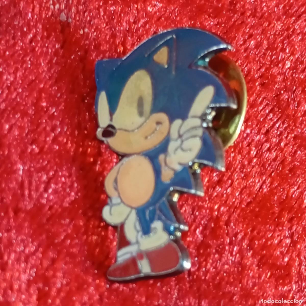 Pins de colecci&oacute;n: ANTIGUO PIN - SONIC THE HEDGEHOG - MILES - MEGADRIVE - SEGA - VINTAGE - ESMALTADO - RARO / 643