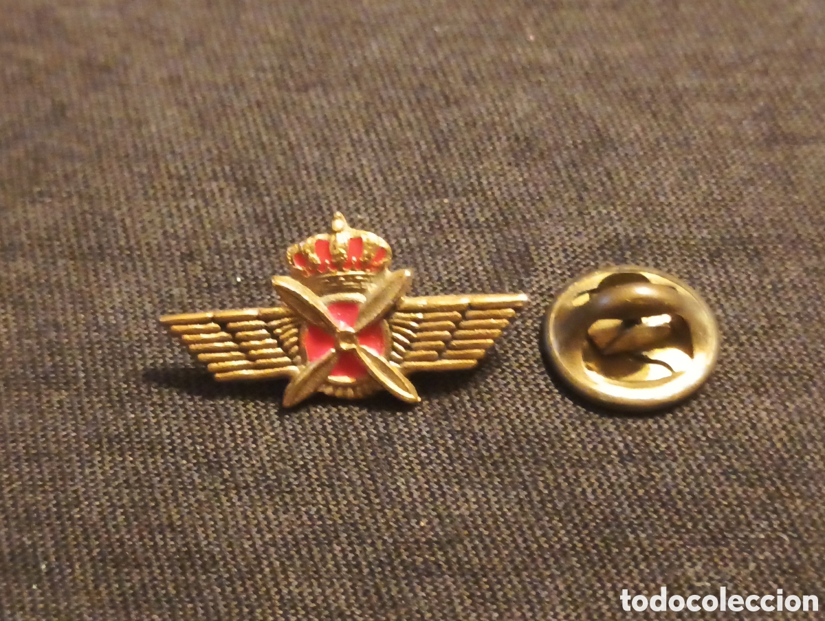 Pins de cole&ccedil;&atilde;o: Pins insignia con pincho y cierre rokiski ejercito del aire