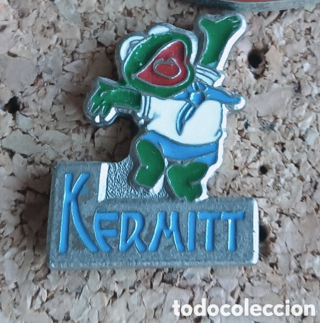 Pins de colecci&oacute;n: PIN RANA KERMITT INFANTIL - RANA GUSTAVO