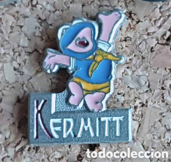 Pins de colecci&oacute;n: PIN RANA KERMITT INFANTIL - RANA GUSTAVO