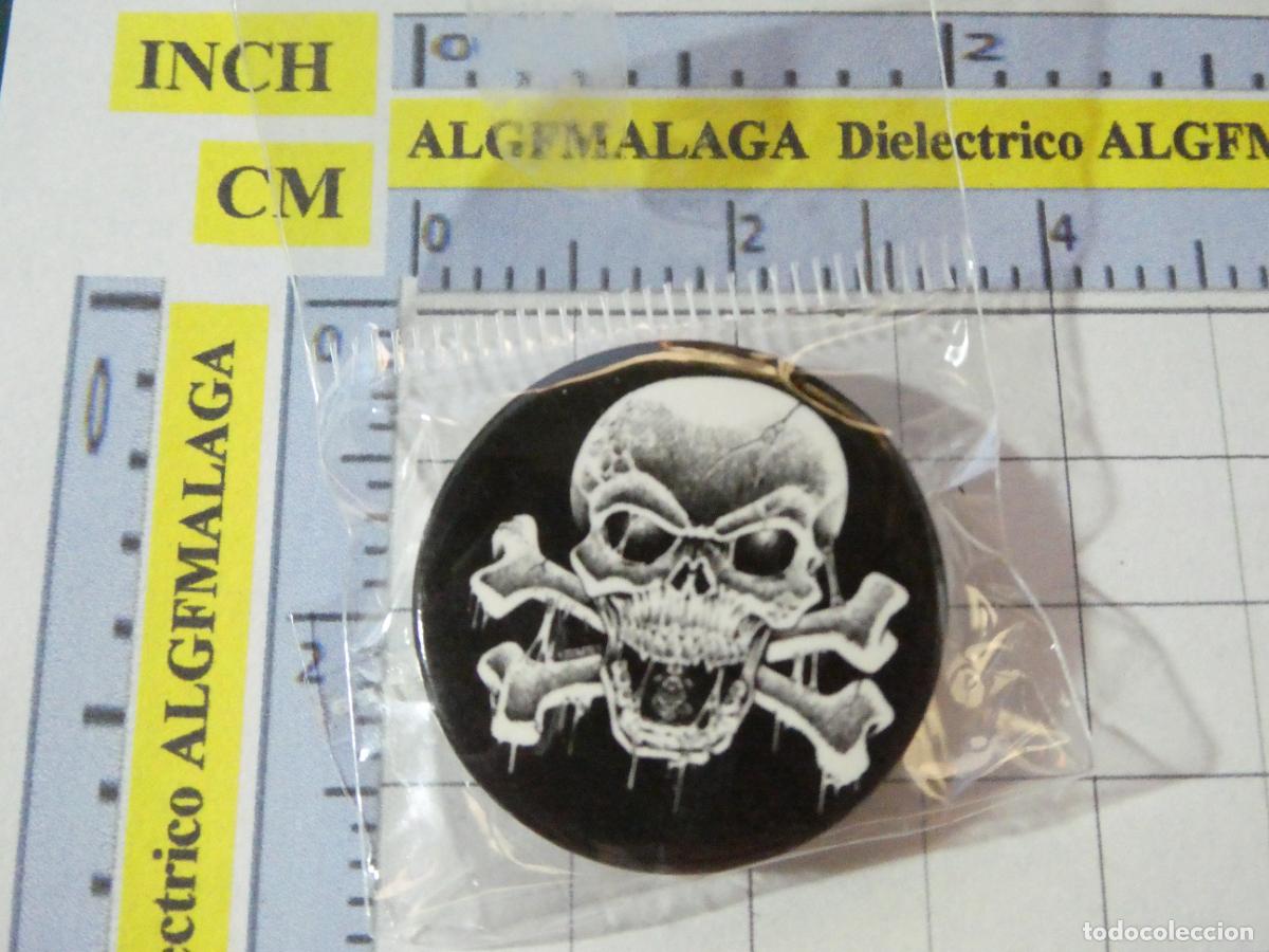 Pins de colecci&oacute;n: CHAPA BROCHE INSIGNIA. T&Eacute;TRICA BIZARRO PUNK MUERTE ANTISISTEMA ANARQU&Iacute;A CALAVERAS HUESOS. NO PIN