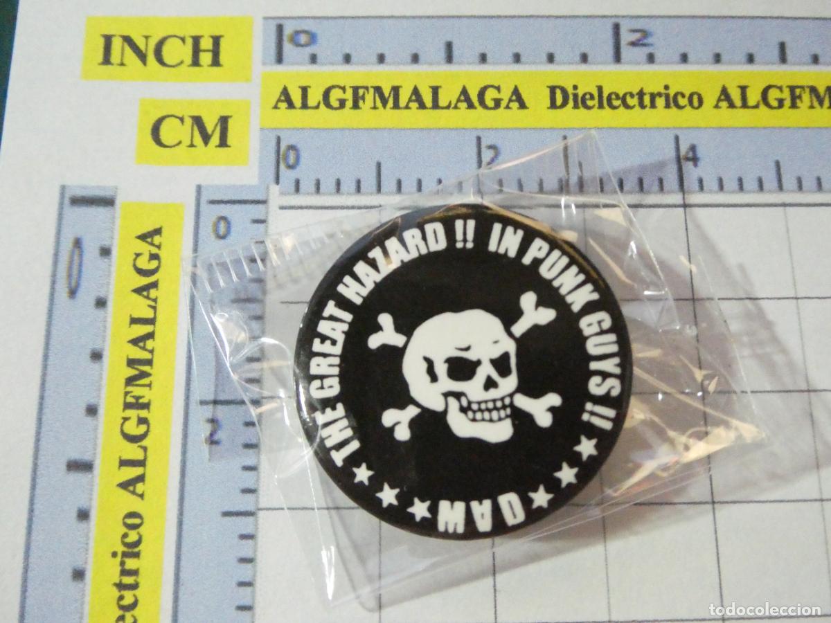 Pins de cole&ccedil;&atilde;o: CHAPA BROCHE INSIGNIA. T&Eacute;TRICA BIZARRO PUNK MUERTE ANTISISTEMA ANARQU&Iacute;A CALAVERA GREAT HAZARD NO PIN