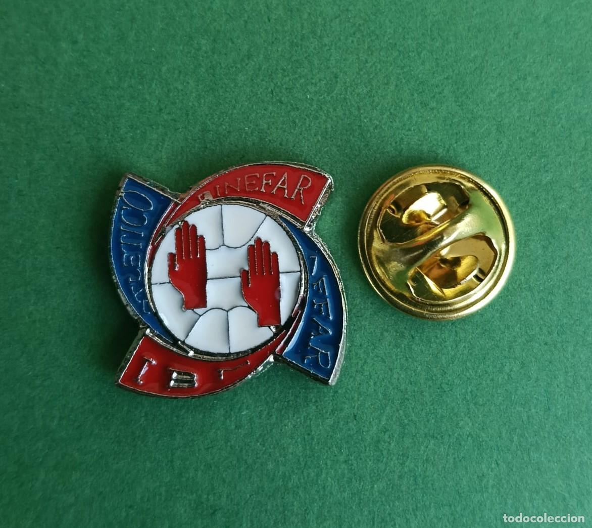 Pins de cole&ccedil;&atilde;o: PIN FUTBOL - NO ESMALTE - ATLETICO BINEFAR - BINEFAR - HUESCA - 130202