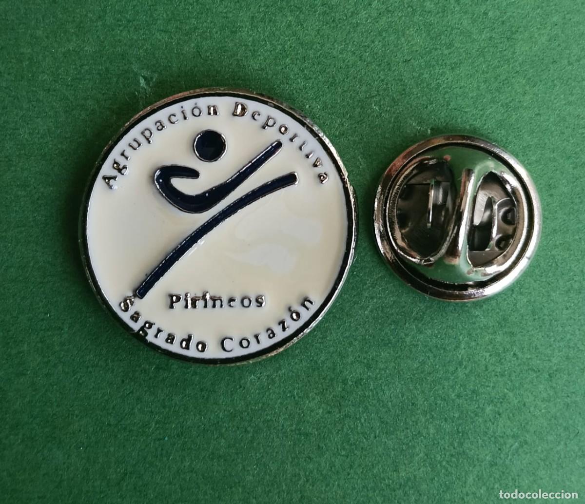 Pins de colecci&oacute;n: PIN FUTBOL - NO ESMALTE - A.D. PIRINEOS SAGRADO CORAZON - ZARAGOZA - 130232