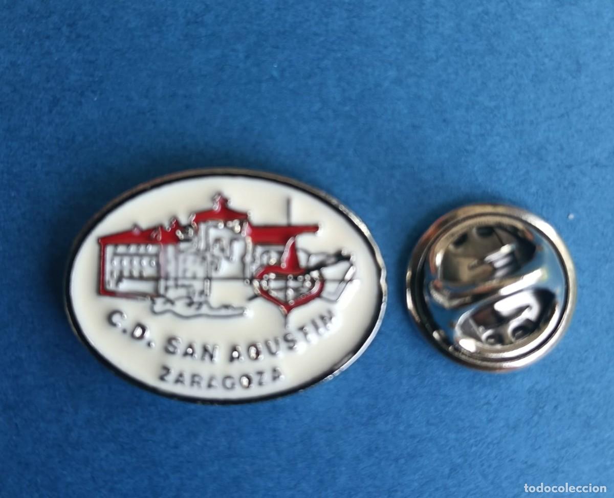Pins de colecci&oacute;n: PIN FUTBOL - NO ESMALTE - C.D. SAN AGUSTIN - ZARAGOZA - 130236