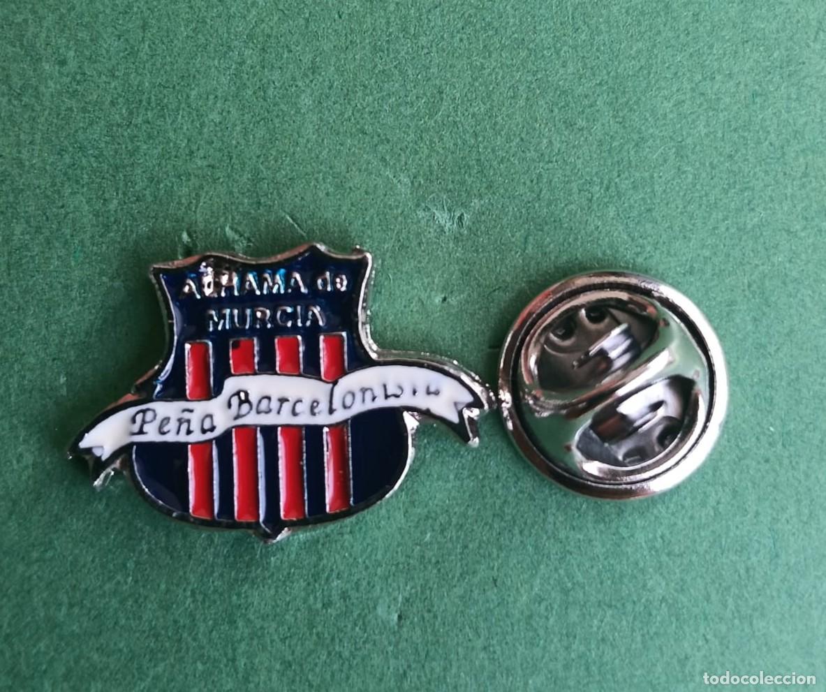 Pins de colecci&oacute;n: PIN FUTBOL - NO ESMALTE - PE&Ntilde;A BARCELONISTA ALHAMA - ALHAMA DE MURCIA - MURCIA - 130241
